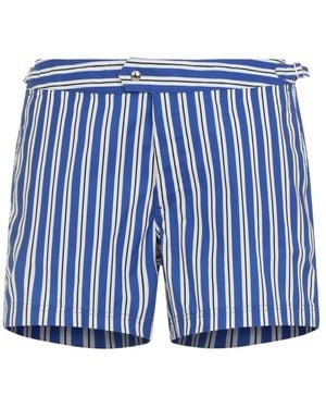 Tom Ford Stripes Swim Shorts - Blue