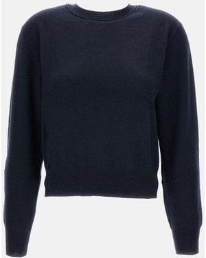 Lisa Yang Dark Crew-Neck Sweatshirt - Blue