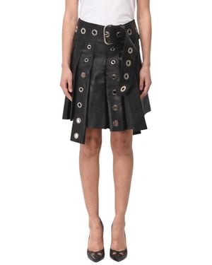 Off-White c/o Virgil Abloh Embellished Above Knee Skirt - Black