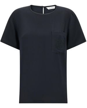 Max Mara 'Mxmpagano' Blouse - Black