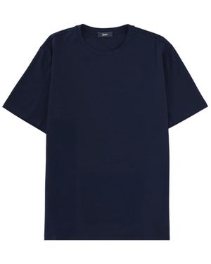Herno Crew Neck T-Shirt - Blue