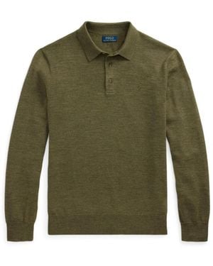 Ralph Lauren Polo Logo Sweater - Green
