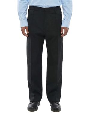 DSquared² Relaxed Flat Front Pants - Black