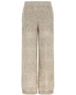 Brunello Cucinelli Relaxed Elasticated Pants - Natural