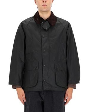 Barbour Solid Shirt Collar Jacket - Black