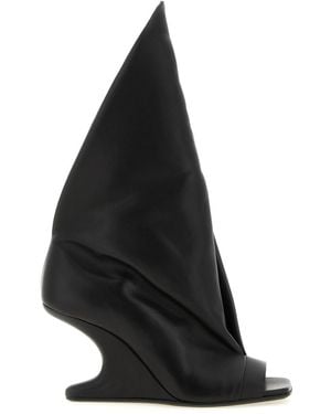 Rick Owens 'Cantilever 8 Strutter' Sandals - Black