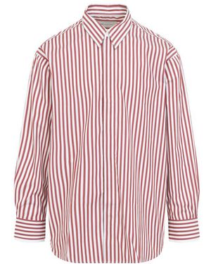 Ami Paris Oversized Stripes Shirt - Pink