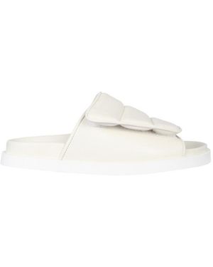 Gia Borghini Gia 3 Puffy Sandals - White