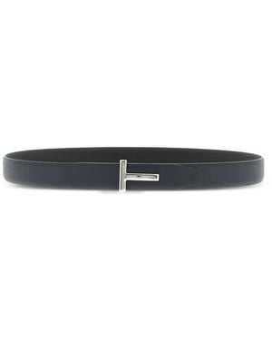 Tom Ford T-Bickle Reversible Belt - Blue
