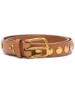 Jérôme Dreyfuss Stud Belt - Brown