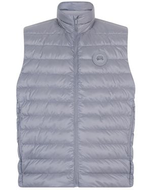 Canada Goose Quilted Logo Jackets - Blue