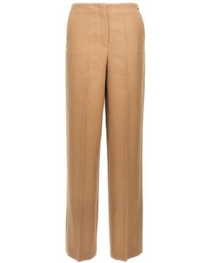 Fendi Grain De Poudre Trousers - Natural