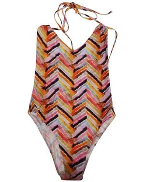 Feel me fab Printed One-Piece Swimsuit - Multicolor