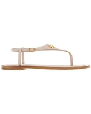 Balenciaga Light Leather Sandals - White