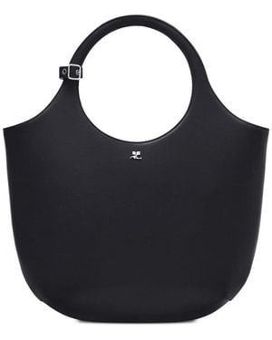 Courreges Holy Midi Hobo Bag - Blue