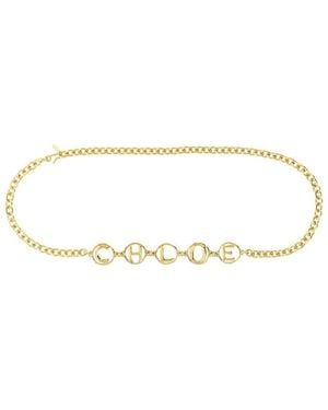 Chloé Golden Script Jewel Belt - Metallic