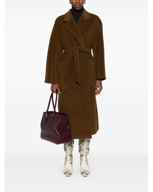 コート MAX MARA BROWN WOOL ALDO COAT Max Mara Wool Aldo Coat in Brown | Lyst