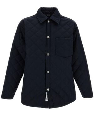A.P.C. Quilted Jacket - Blue