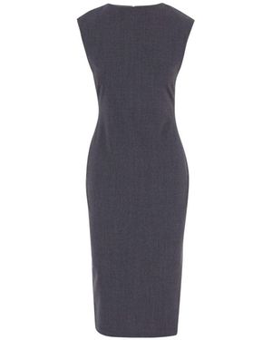 Jacquemus Boat Neck Midi Dress - Blue