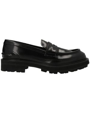 Alexander McQueen Leather Loafers - Black