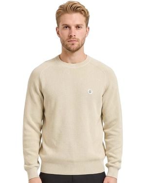 BOSS Crew Neck Sweaters - Natural