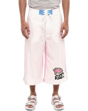 DSquared² Logo Swim Shorts - Pink
