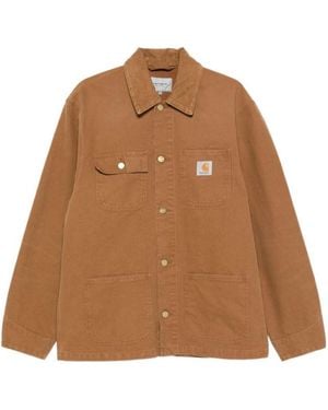 Carhartt Solid Shirt Collar Jacket - Brown