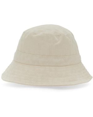 Gcds Monogram Logo Bucket Hat - White