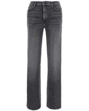 Mother Regular High Rise Jeans - Gray