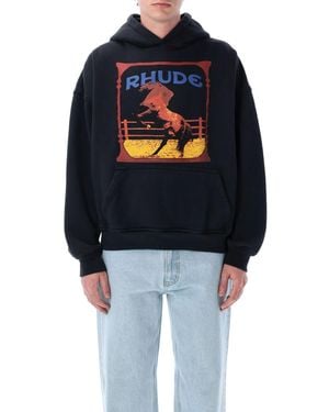 Rhude Cadre Hoodie - Blue
