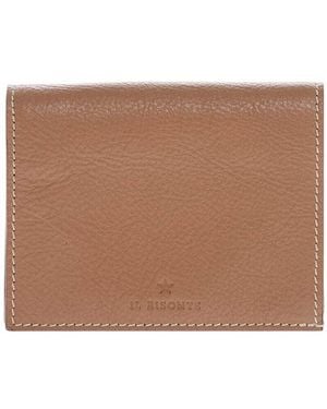 Il Bisonte Textured Wallet - Brown