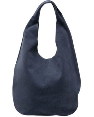A.P.C. Dark Neige Large Hobo - Blue
