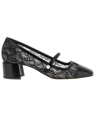 Jimmy Choo Square Toe Pumps - Black