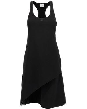 Courreges 'Infinty Pleats A-Line' Dress - Black