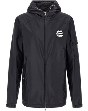 Moncler Solid Hood Jacket - Blue