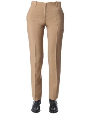 N°21 Regular Flat Front Pants - Natural
