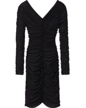 AZ FACTORY V-Neck Short Dress - Black