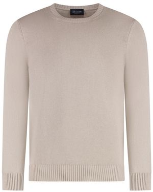 Drumohr Light Knitted Sweater - Natural