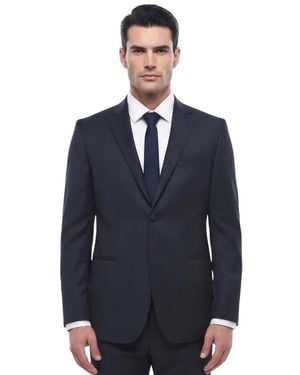Corneliani Notched Lapel Blazer - Blue