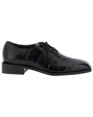 Giuseppe Zanotti Leather Lace Ups Shoes - Black