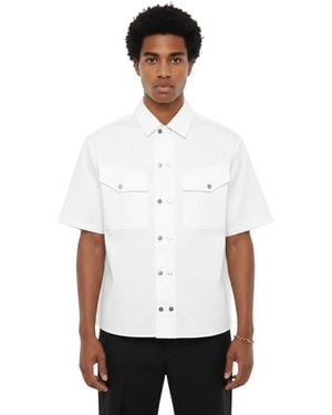 Neil Barrett Loose Solid Shirt - White