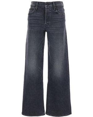 Mother Flared High Rise Jeans - Blue