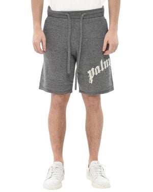 Palm Angels Drawstring Shorts - Grey
