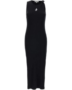 JW Anderson Anchor Midi Dress - Black