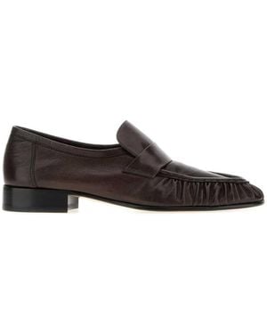 The Row Solid Loafers - Brown