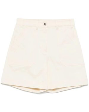 Moncler Gabardine Shorts - White