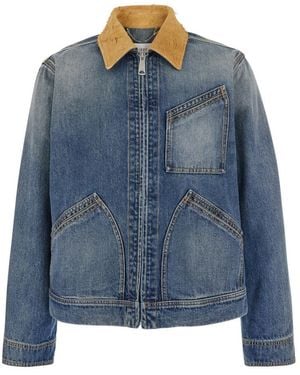 McQueen Classic Collar Jacket - Blue