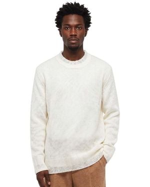 Jil Sander Off Knitted Jumper - White