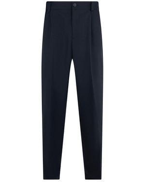 Jacquemus Dark Tapered Trousers - Blue