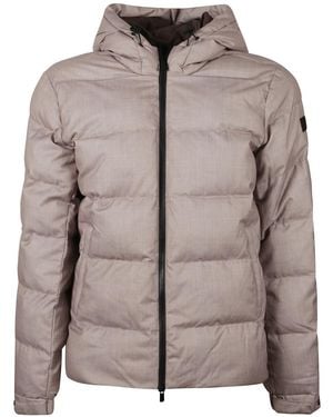 MC2 Saint Barth Hooded Padded Jacket - Brown